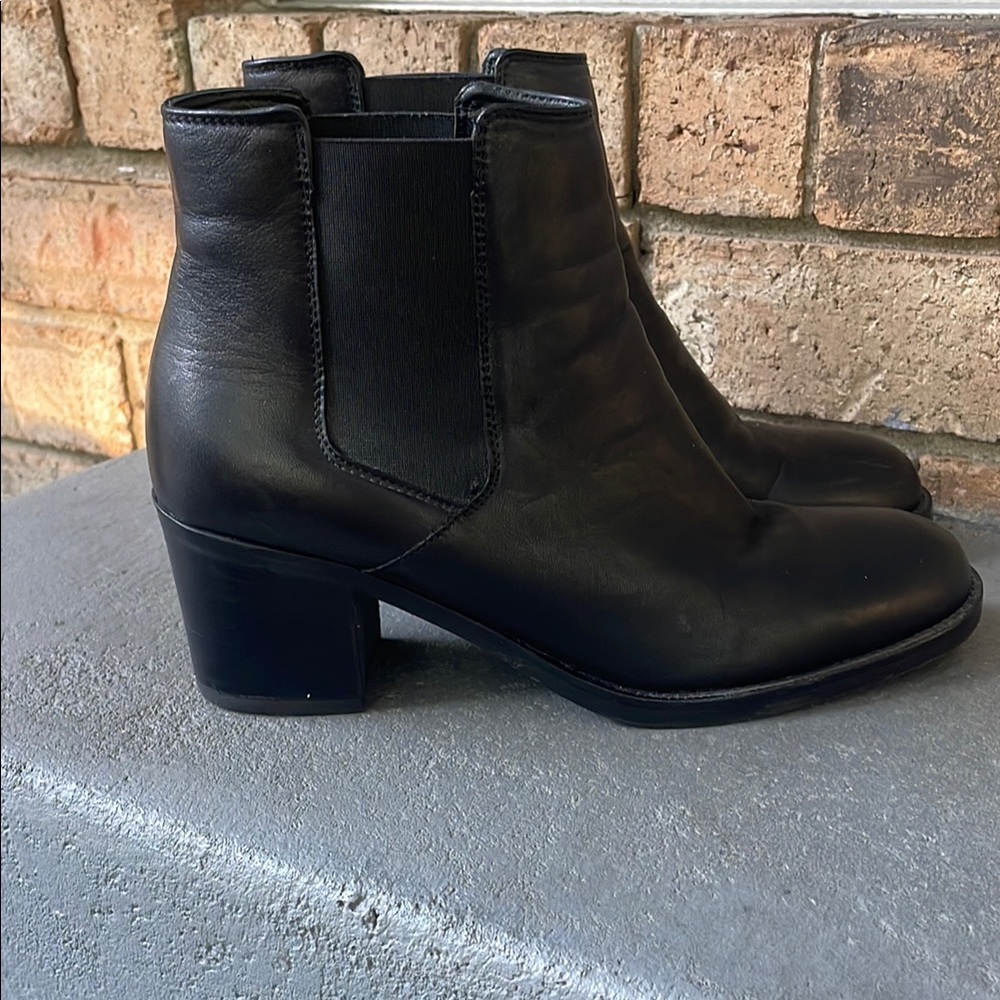 Black Leather Ankle Boots Clarks